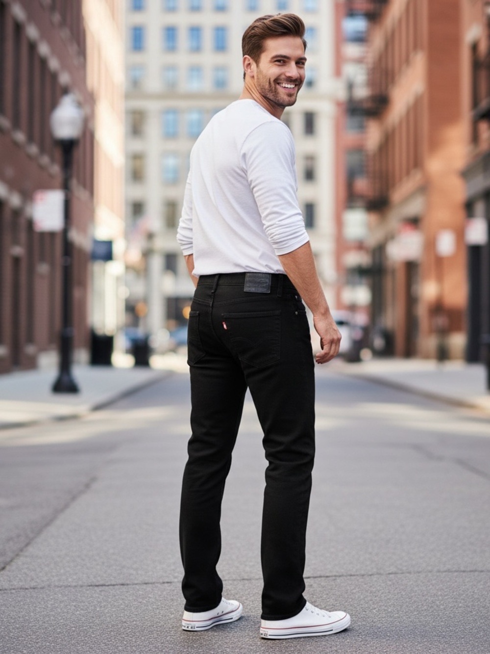 Levi’s Black Jeans 541 Straight Fit - Picture 2 of 7